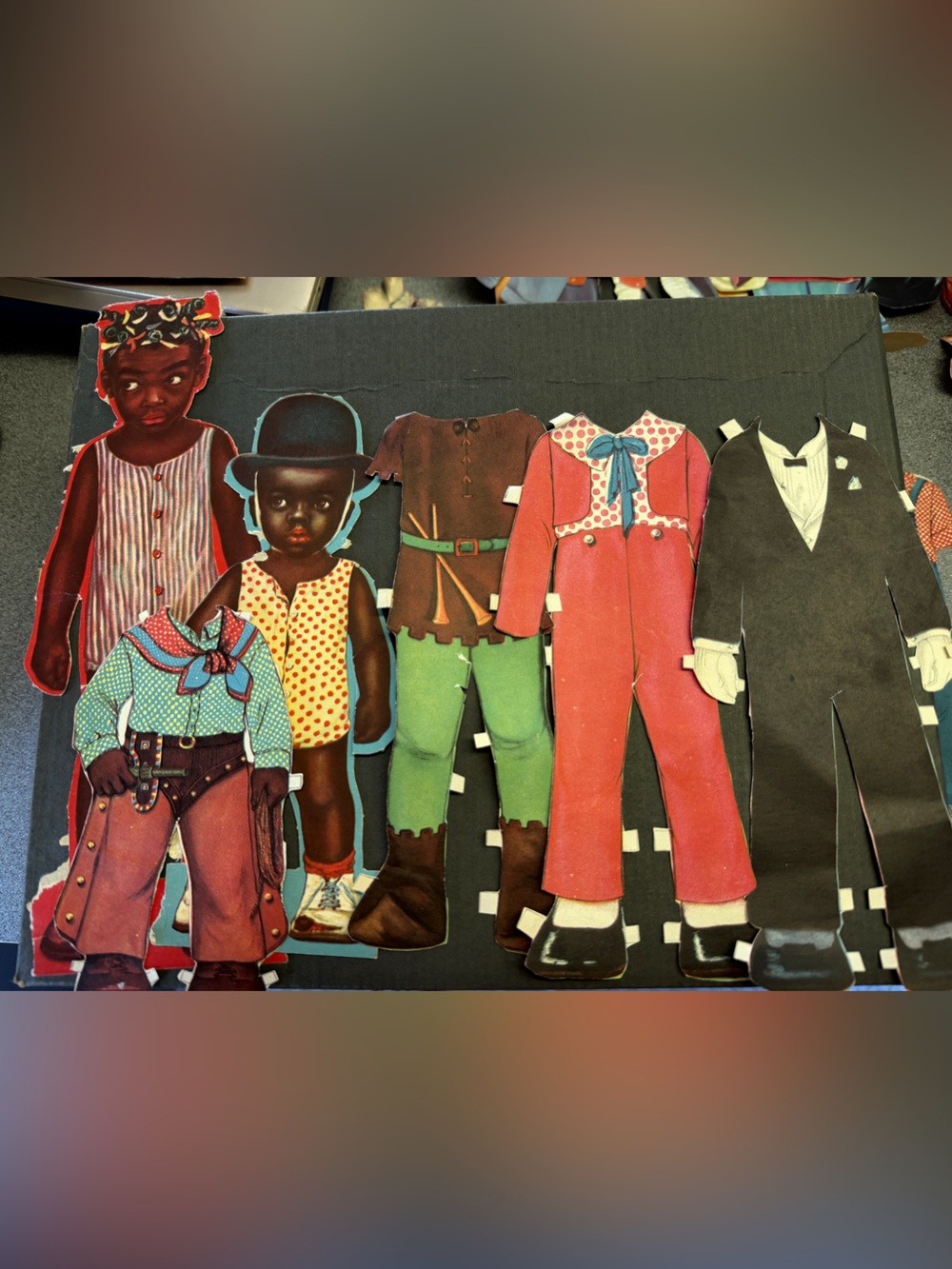 VINTAGE 1930S Queen Holden OUR GANG LITTLE RASCALS PAPER DOLLS w/ scarce DOG